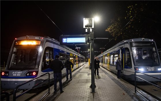 Elindult az utasokat szállító tram-train Hódmezővásárhely és Szeged között